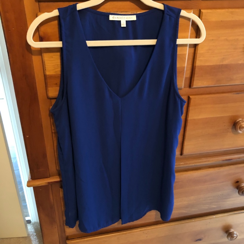 Sleeveless dress tank royal blue size Medium
